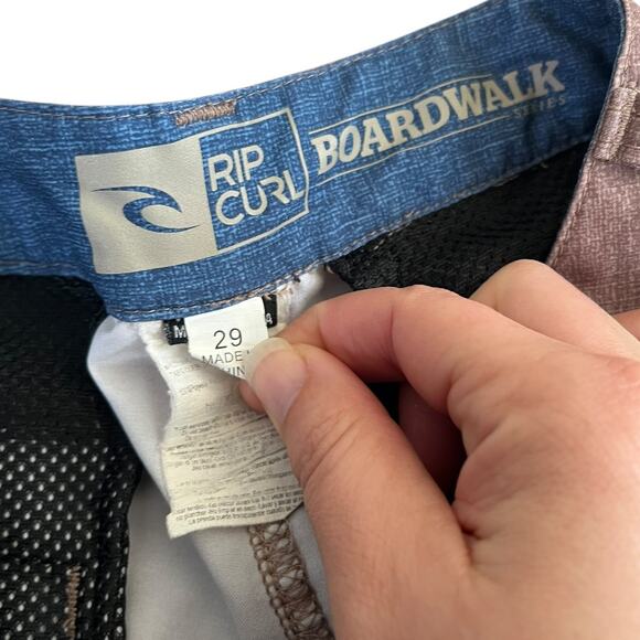 Rip Curl Boardwalk heathered brick red board shorts size 29 - Picture 3 of 4
